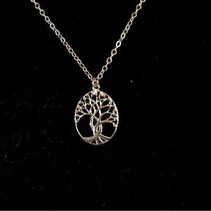 Tree of Life 18 inch Sterling Silver Chain and Pendant
